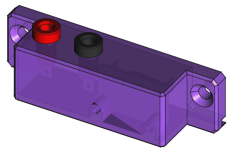 Isolated Probe Mounting Case Front